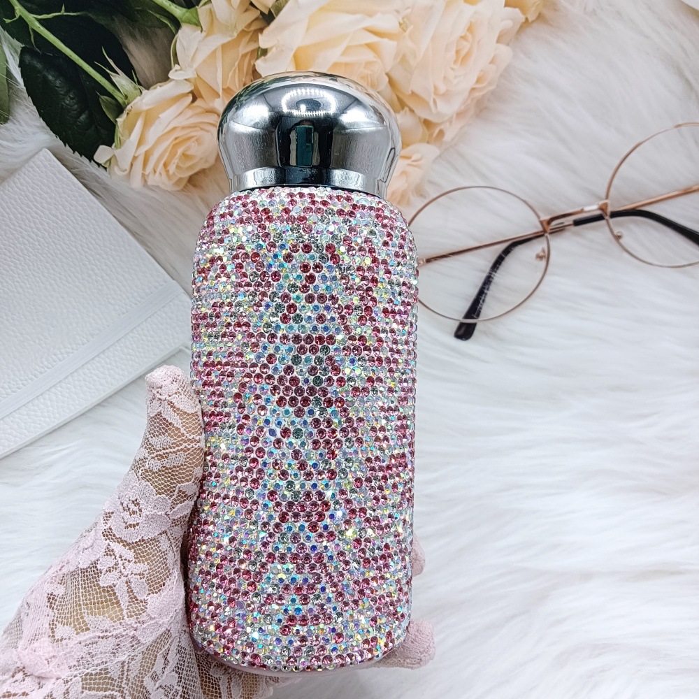 그라데이션 핑크 보온병 컵