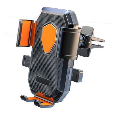 Sensing Car Phone Holder, Car phone holder - orange-one-word-clip