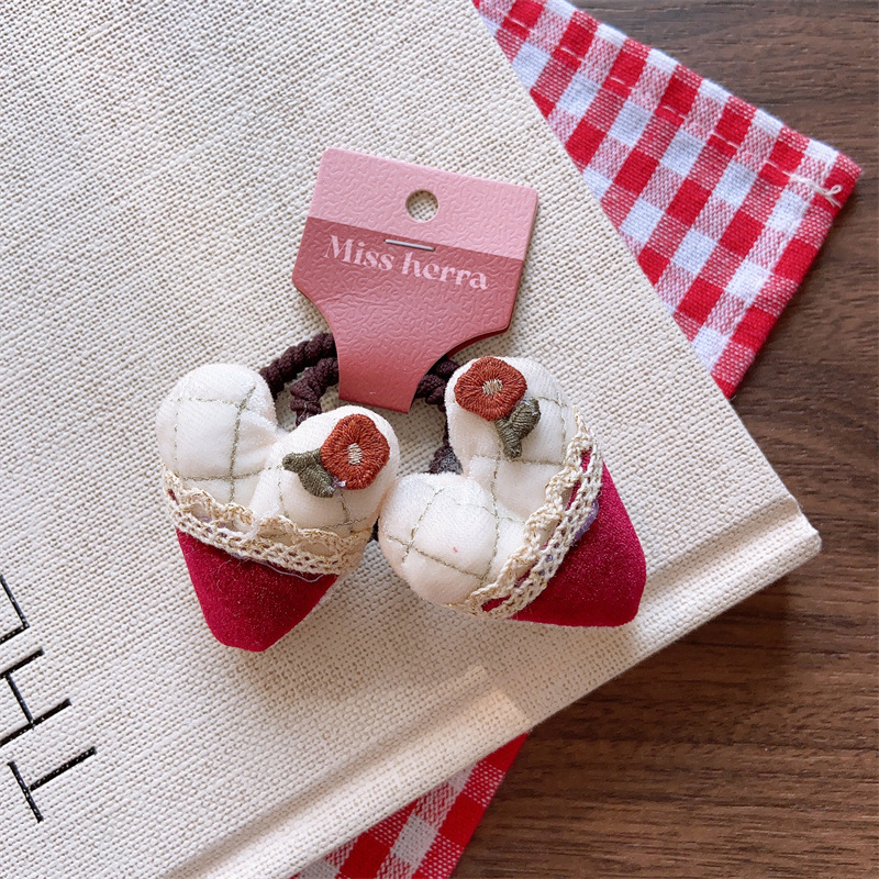 Regalo di Natale Mori ragazza colore bambini carino imbottito cotone coniglio capelli cerchio ragazza vino rosso Natale rosso amore testa corda coppia_voghion.com