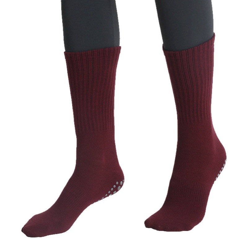 Autumn and Winter mid-calf long yoga non-slip socks dispensing Bodhi pull warm cross-border Amazon one-piece delivery