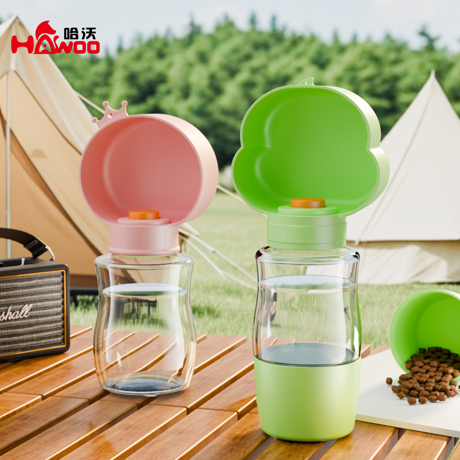 Taza para beber para perros, taza portátil para mascotas original, agua y comida, alimentador de agua al aire libre para perros pequeños y medianos