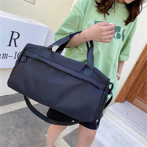 Women's new travel bag large capacity portable dry and wet separation diagonal training bag yoga bag shoe compartment swimming fitness bag