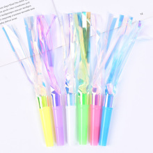 6支彩色流苏吹龙玩具口哨生日派对气氛助威拍照道具儿童聚会装饰