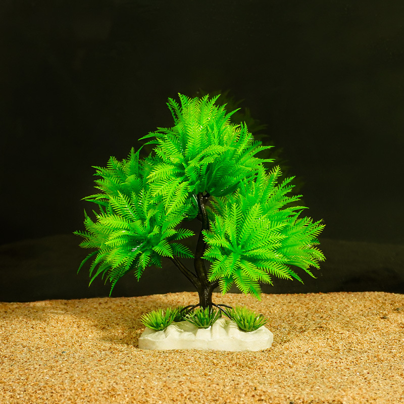 Bienvenido pino, agua, césped, paisajismo, pecera decorativa, simulación de plástico, plantas acuáticas, árboles falsos, plantas acuáticas falsas, fabricantes de fuentes de plantas de simulación