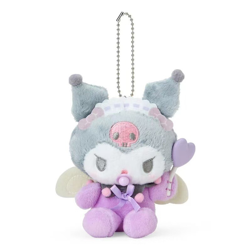 可爱天使恶魔奶嘴hellokitty包包挂件毛绒公仔玩偶凯蒂猫kt猫挂饰|undefined