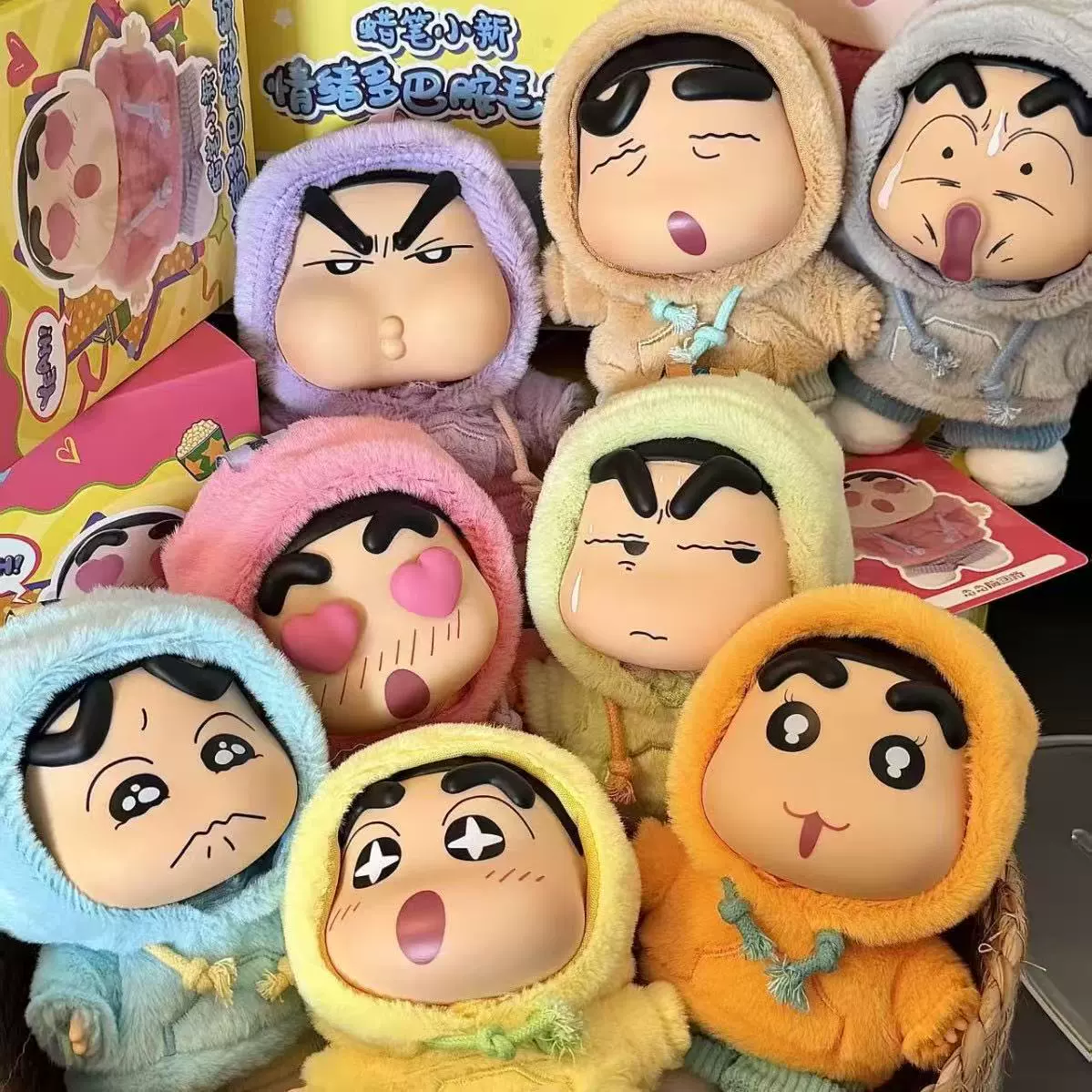 Подвесная плюшевая кукла, 16 см, коллекционная «blind box», мягкий худи, милый подарок