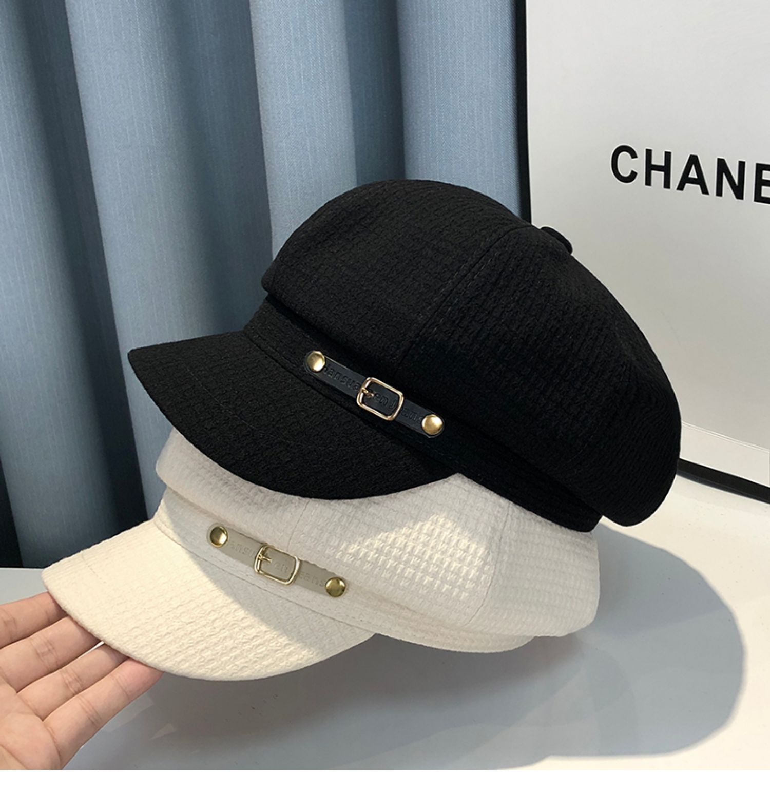 British style beret children's Korean version internet celebrity fashion versatile painter hat duck tongue newspaper boy_voghion.com