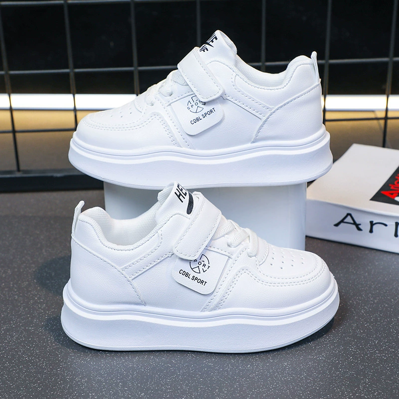 2025 весна и осень новые детские кроссовки для девочек на мягкой подошве кроссовки для мальчиков нескользящие кроссовки маленькие белые кроссовки повседневная обувь