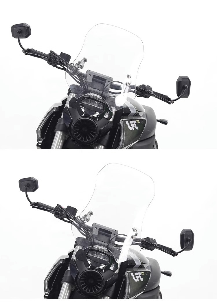 Jiche Wolf Windshield for Benda LFC700 Adjustable Height