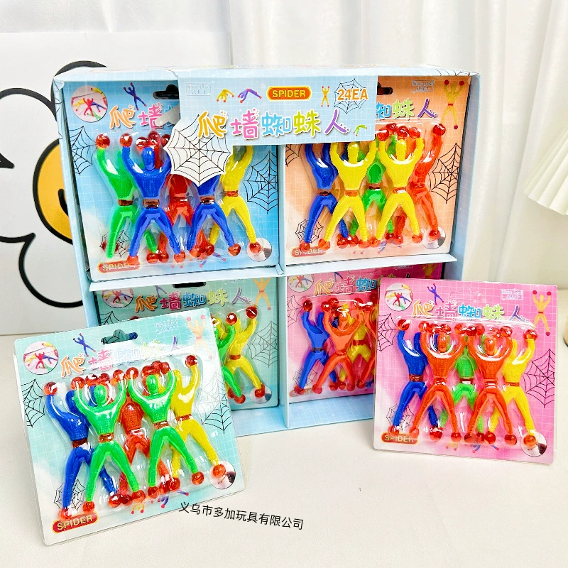 A24 в скалолазание на стену Человек-паук детская игрушка кавер голову Человек-паук распаковать игрушку маленькая игрушка
