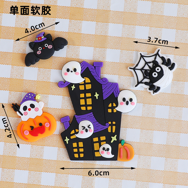 2024 Decoración de pastel de Halloween encantador fantasma fantasma monstruo decoración Halloween Carnaval Noche de postres vestido Plug-in
