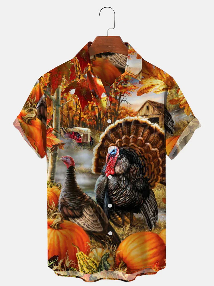 2023 nueva moda verano casual impresión 3D camisa hawaiana vacaciones para hombres junto al mar fábrica transfronteriza al por mayor