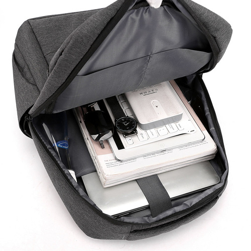 Double-Shoulder Backpack for Men, High-End, Large Capacity Commuter Backpack, Suitable for University Students, Business Trips, Travel, and Laptop Bag (15.6 inches)
