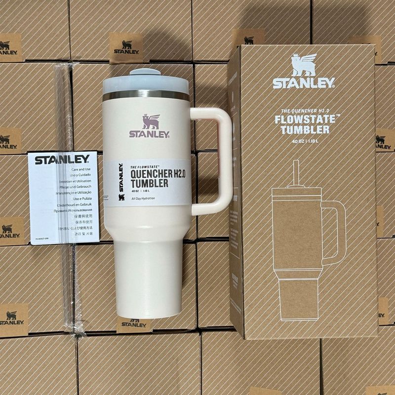美版跨境汽车杯ebay史丹利stanley40OZ大容量保冷车载保冷冰霸杯|undefined