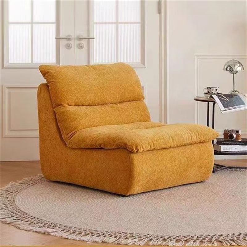 Vacuum Compressed Single Sofa Recliner Living Room Bedroom Balcony Internet Celebrity Leisure Reclining and Sleeping Fabric Lazy Sofa