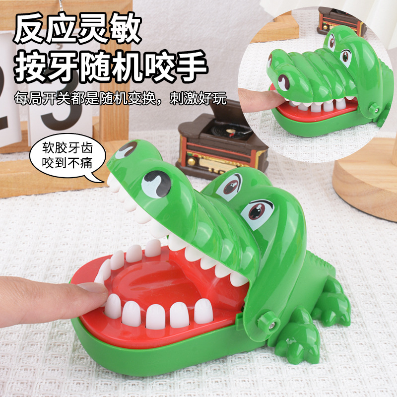 Muerde los dedos, cocodrilo, presione los dientes, apriete los dientes, muerda, descompresión, artefacto, descompresión, juego de mesa, juguetes educativos para niños al por mayor