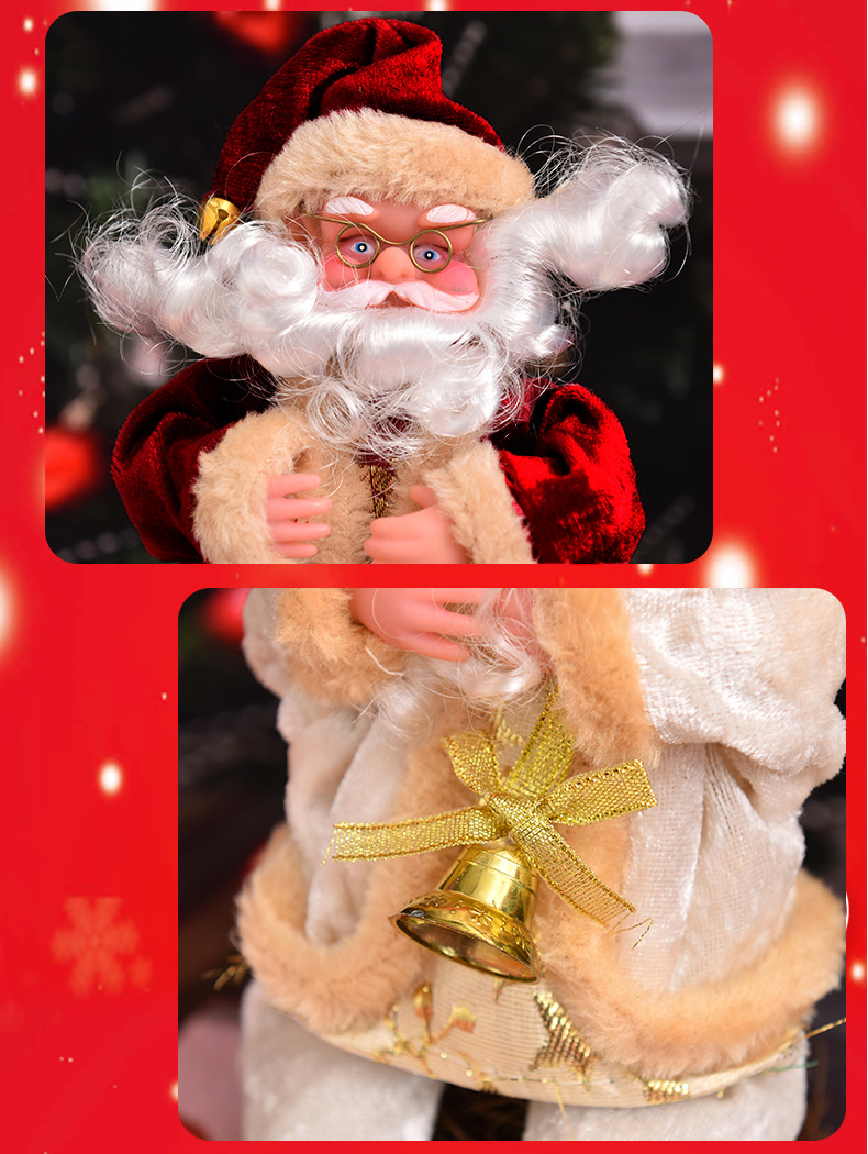 Christmas Santa Claus Cloth Party Ornaments display picture 2