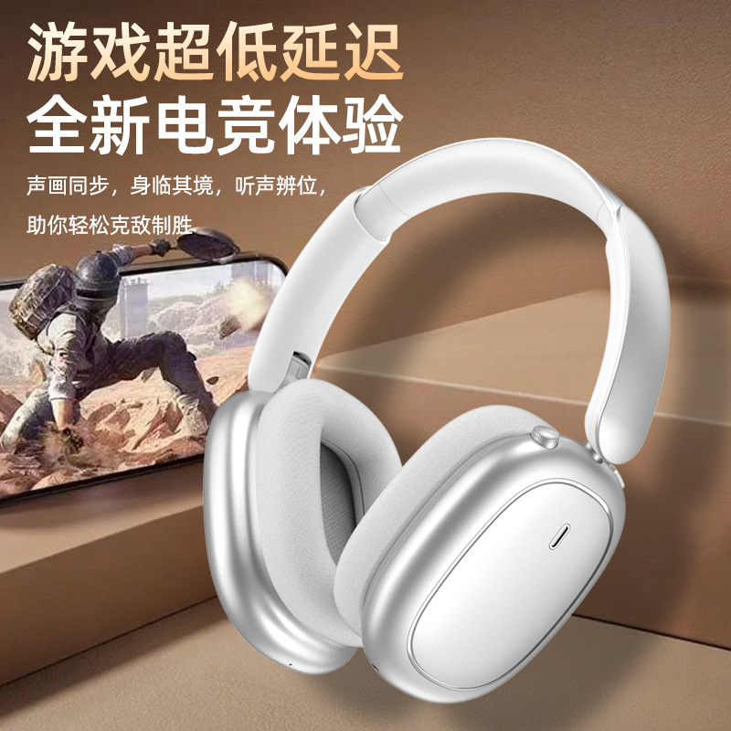 新款适用华为蓝牙头戴式耳机ANC降噪全包耳立体低音折叠超长续航|undefined
