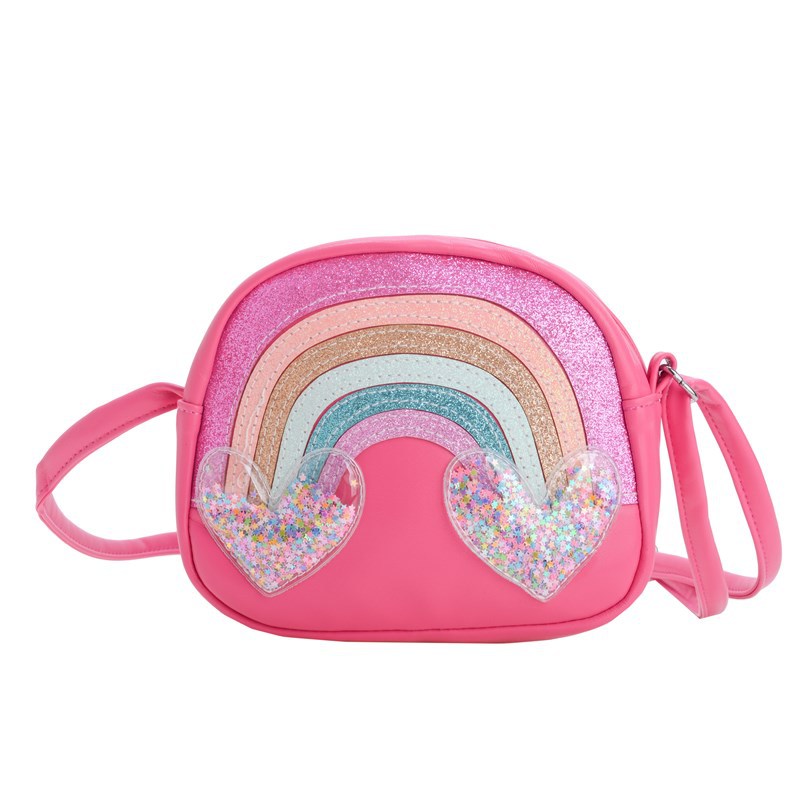 Japón para hombres y mujeres bolsas de hombro de dibujos animados lindos arco iris amor mochila para niños 2025 comercio exterior nuevo bolsas para niños