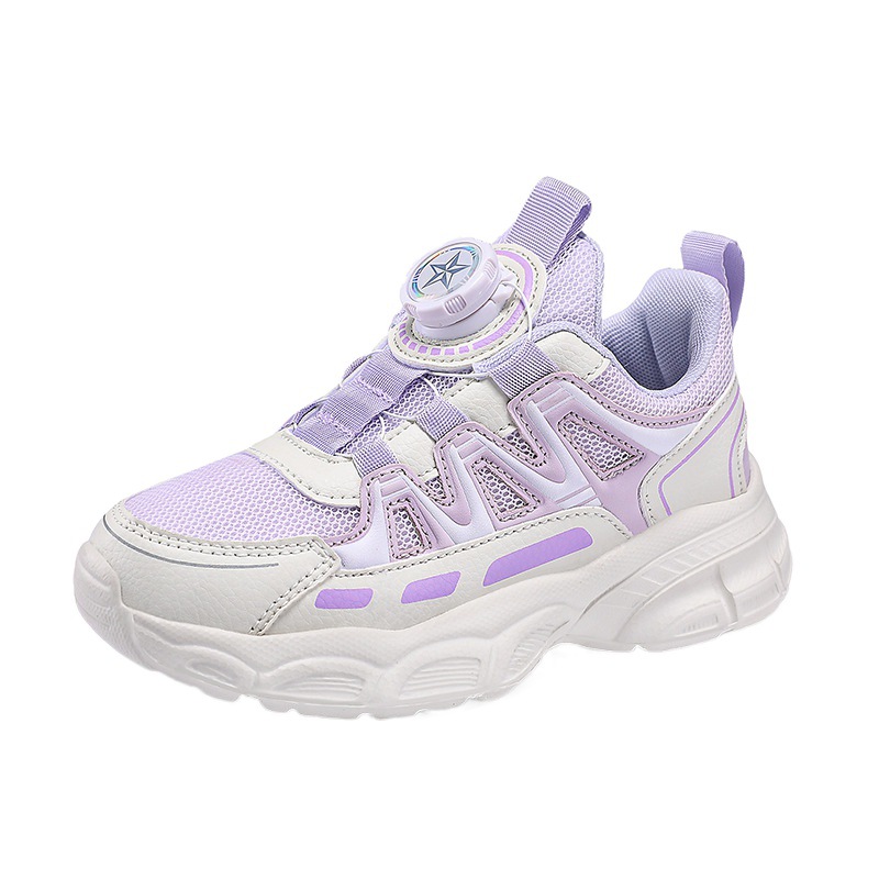 Zapatos deportivos de marea niñas transpirables, niñas y niños nuevos zapatos casuales de red para niños, zapatos para padres 2024 zapatos para niños