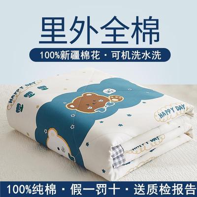 pure cotton Summer quilt Cotton is 100% Cotton is cool in the summer summer quilt Double children student The quilt core