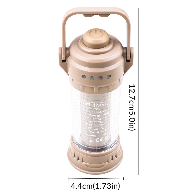 New LED Atmosphere Outdoor Camping Rechargeable Long Battery Life Tent Light Portable Flashlight_desvips.com