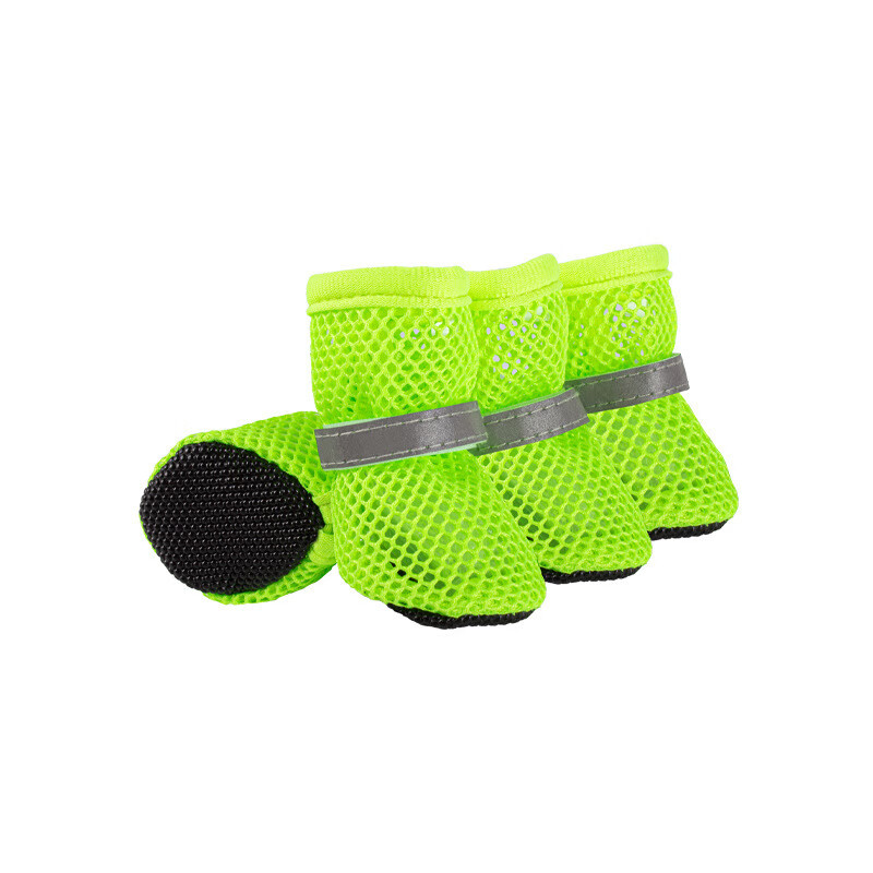 새로운 순수 녹색 메쉬 신발