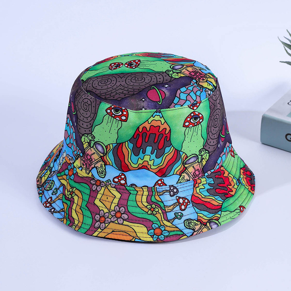 Sombrero de mujer de primavera y verano retro teñido a prueba de sol hip hop street travel sombrero de pescador