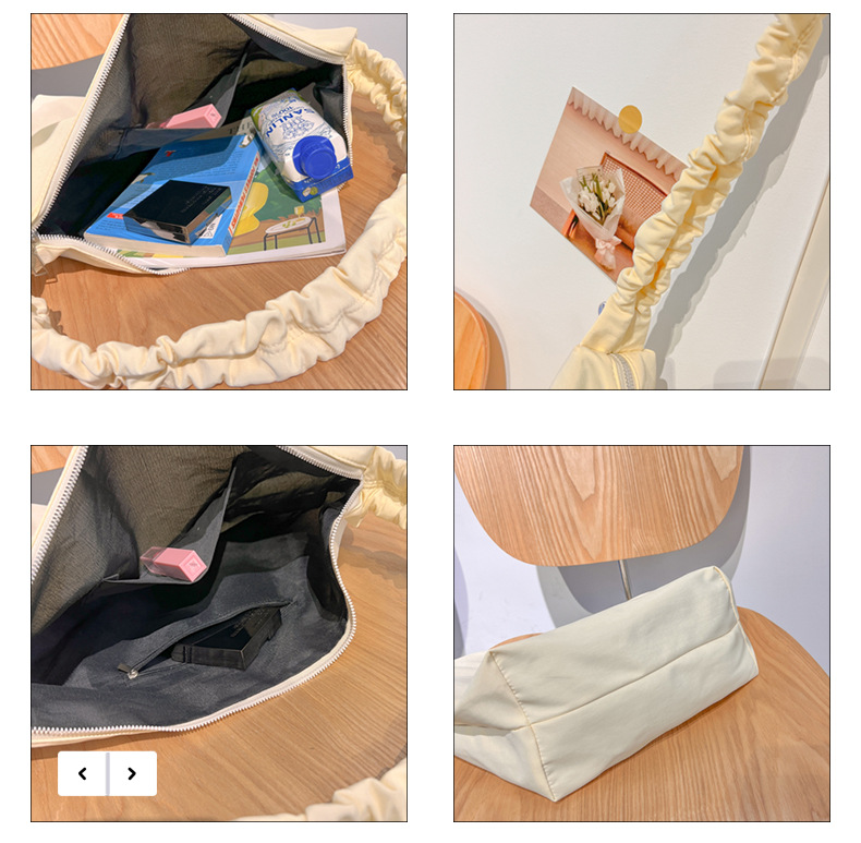 A new large-capacity women's single-shoulder bag with cross-border fashion and simplicity, a fresh and artistic crossbody bag, and a student commuting bag undefined