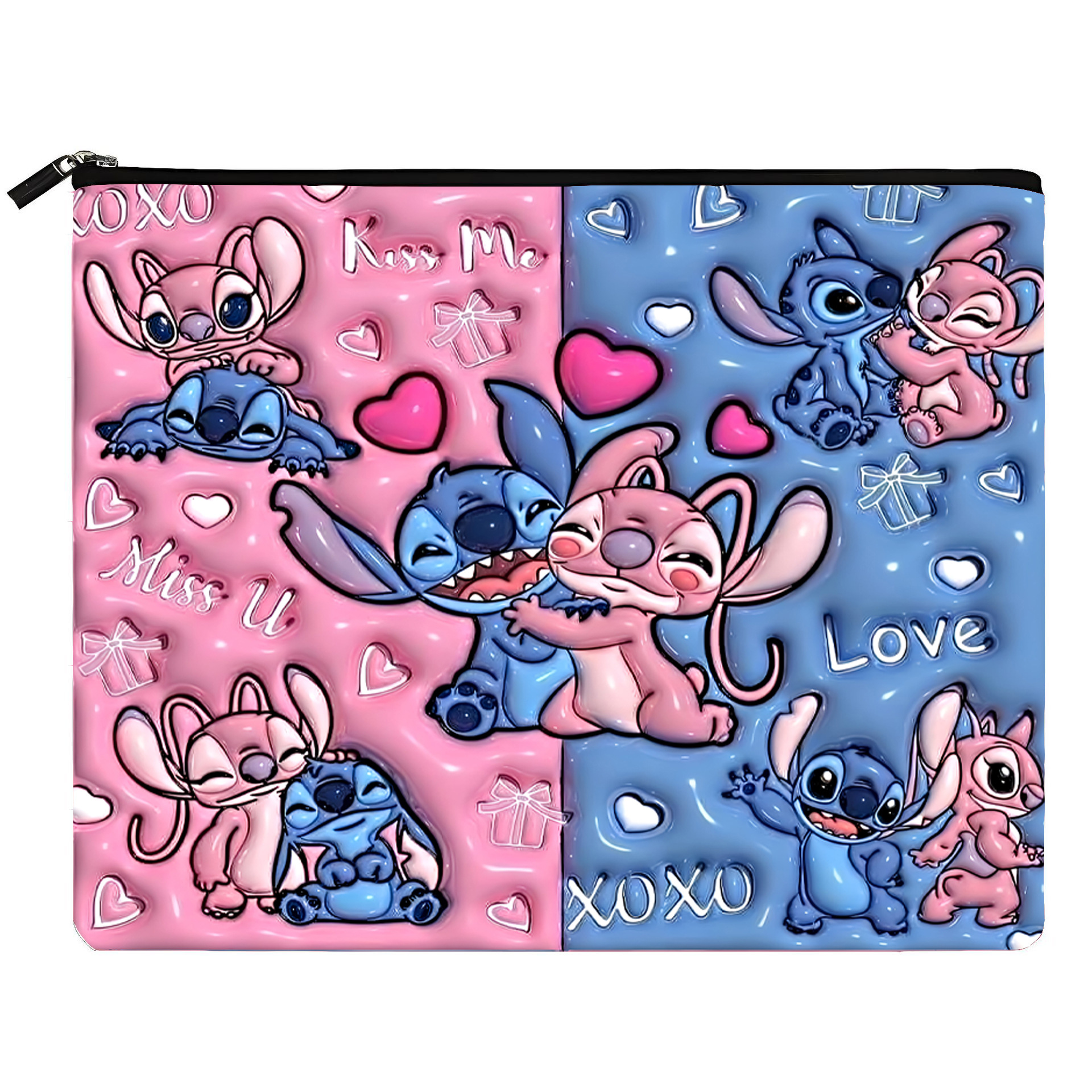 Patrón de animación de dibujos animados de doble cara impresa de bolsas de viaje de fábrica directa