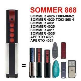 SOMMER4020TX03-868-4 garage door remote 868MH 86824031 40354025 4021