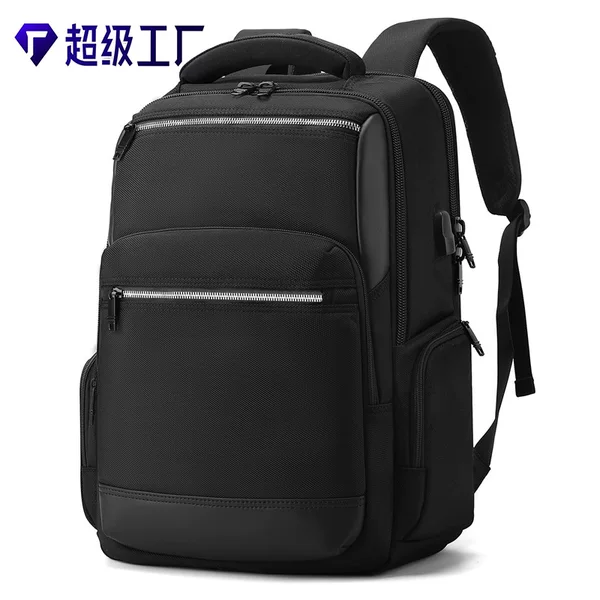 Cross-Border New Business Backpack, 1680D Nylon Computer Backpack, Customizable Logo Backpack Manufacturer