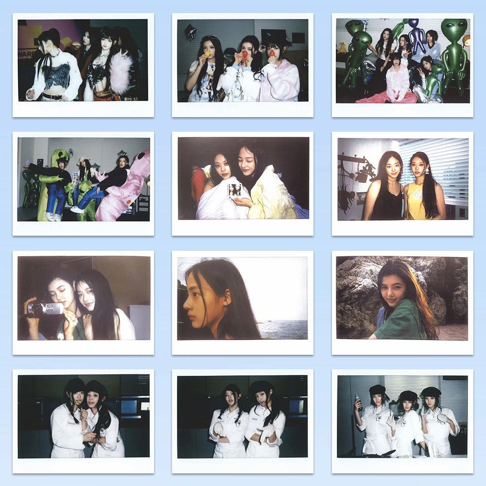 128 pegatinas newjeans estrellas de alto valor visual perimetral creativo DIY decoración pegatinas de pared de escritorio