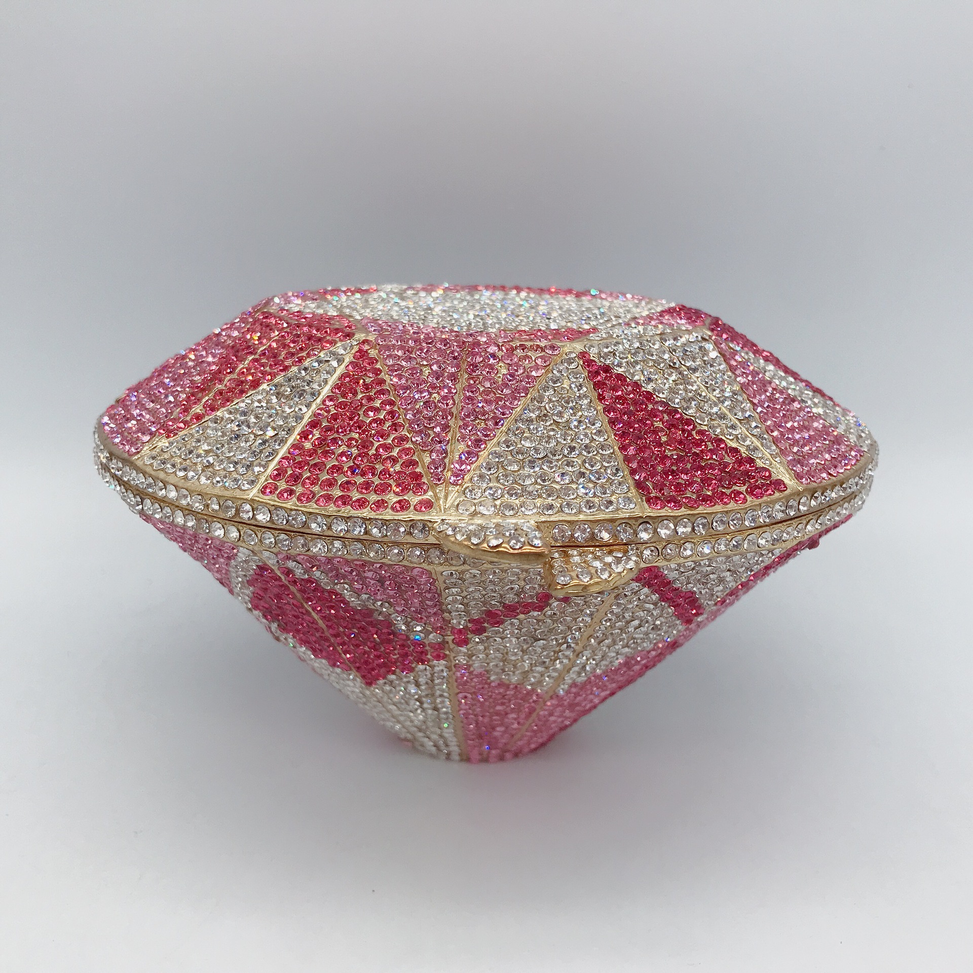 Bolsa de diamantes, bolsas de cena de diamantes metálicas, bolsas de banquete, bolsas de mujer, bolsas de fiesta