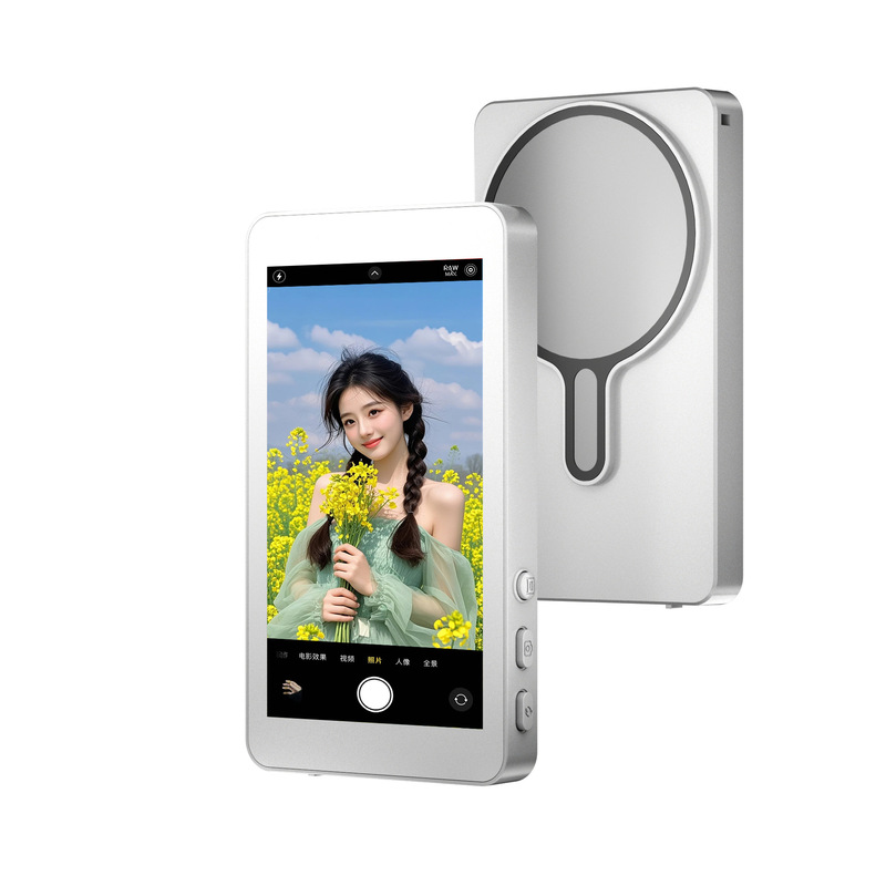 携帯電話背面磁気自撮りディスプレイスクリーンプロジェクターAndroid Apple iPhone16 Huawei専用ライブブロードキャストモニタリング|undefined
