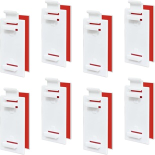 Cross-border pleated curtain nail-free bracket mounting plate red adhesive fixed film pleated curtain hook sticker