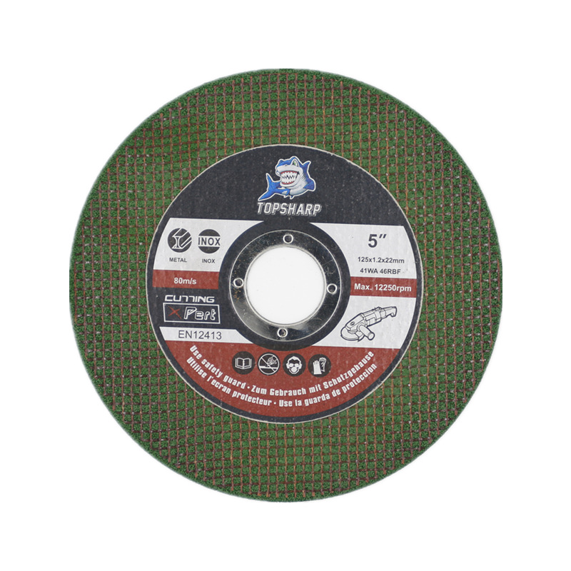 厂家直销登达绿不锈钢金属增强纤维树脂砂轮切割片