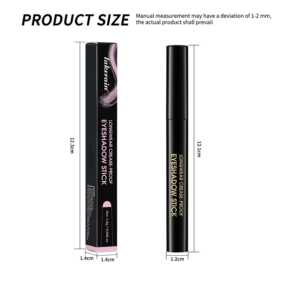 lakerain Cream Eyeshadow stick, matte pearlescent gradient Eyeshadow, Lazy Eyeshadow pen undefined