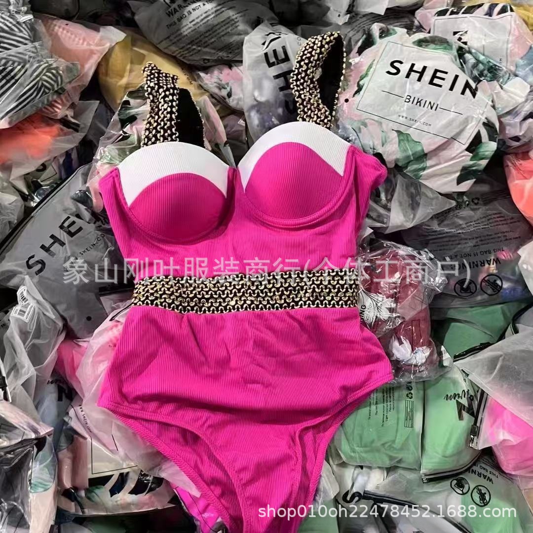 SHEIN conjunto de bikini comercio exterior europeo y americano bikini trajes de baño sexy al por mayor
