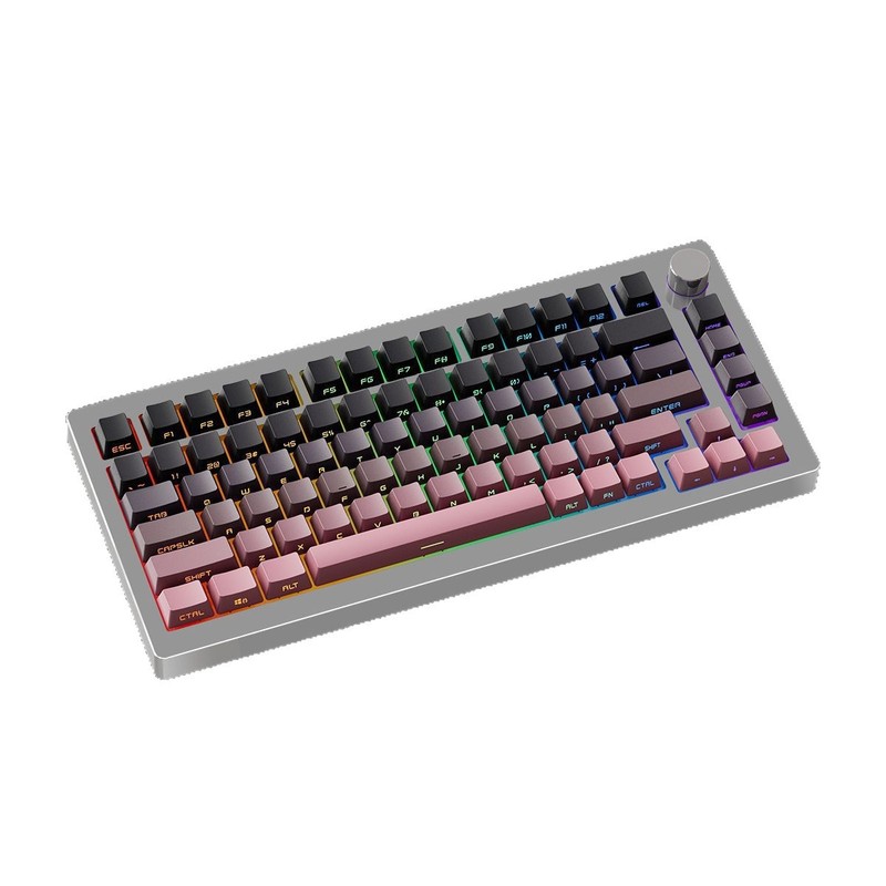 【オールアルミ 1.7kg】エルビス GK82 アルミ塊 75キー メカニカルキーボード搭載 カスタマイズされた3モードワイヤレスBluetooth|undefined