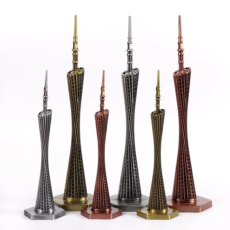 Guangzhou Architectural Model Small Waist-Shaped Crafts Travel Souvenir Office Desk Home Decoration Ornaments Creative Gifts Guangzhou Architectural Model Small Waist-Shaped Crafts Travel Souvenir Office Desk Home Decoration Ornaments Creative Gifts