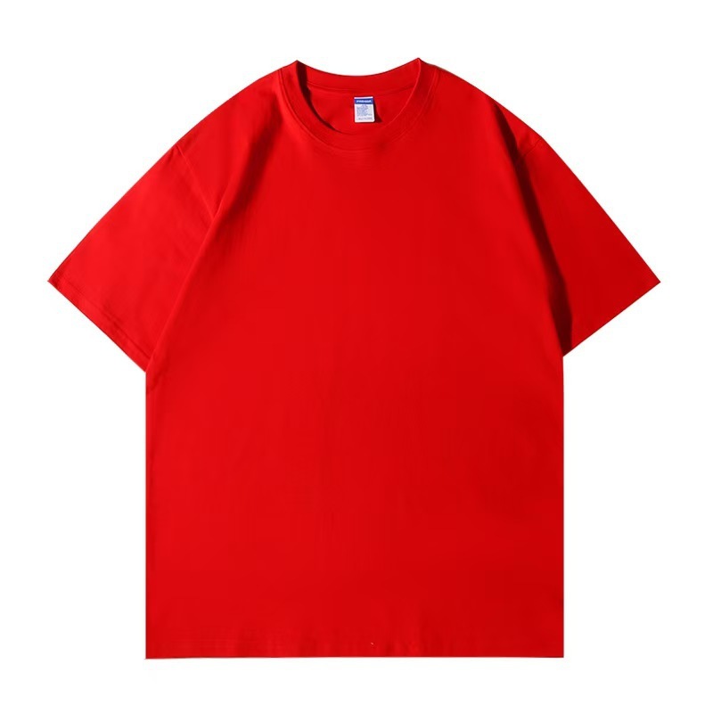 高品質tシャツ260グラム重ポンド純綿落肩tシャツ半袖男ins潮五分袖中袖シャツ|undefined