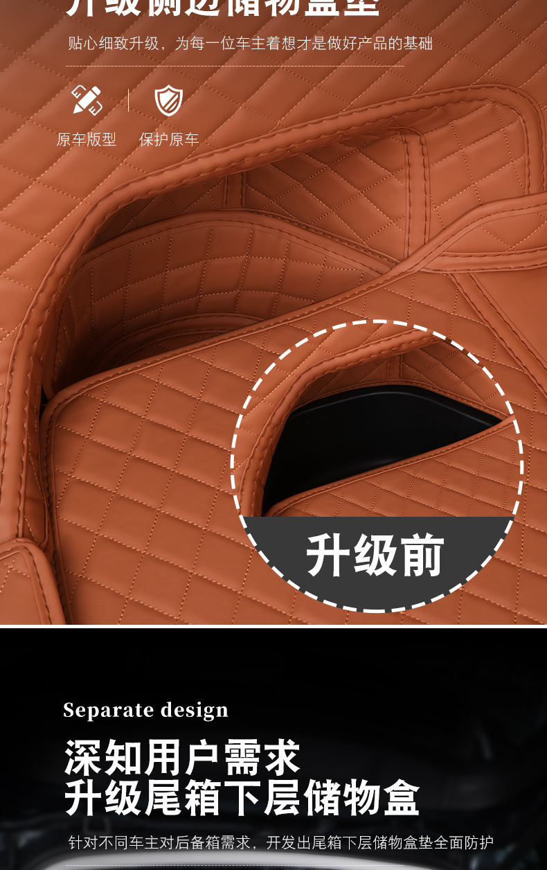 Zero-Car C10 Trunk Mat Fully Surround 2025 Zero-Car C10 Trunk Mat Car Modified Interior Accessories Supplies