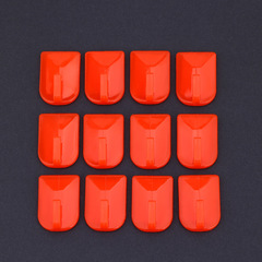 結婚喜慶痕掛勾強力免打孔粘鈎紅色塑料掛鈎銅錢小飾品粘鈎批發