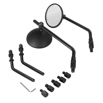 Round Rearview Mirror Motorcycle Huanglong | Motorcycle rearview mirror
