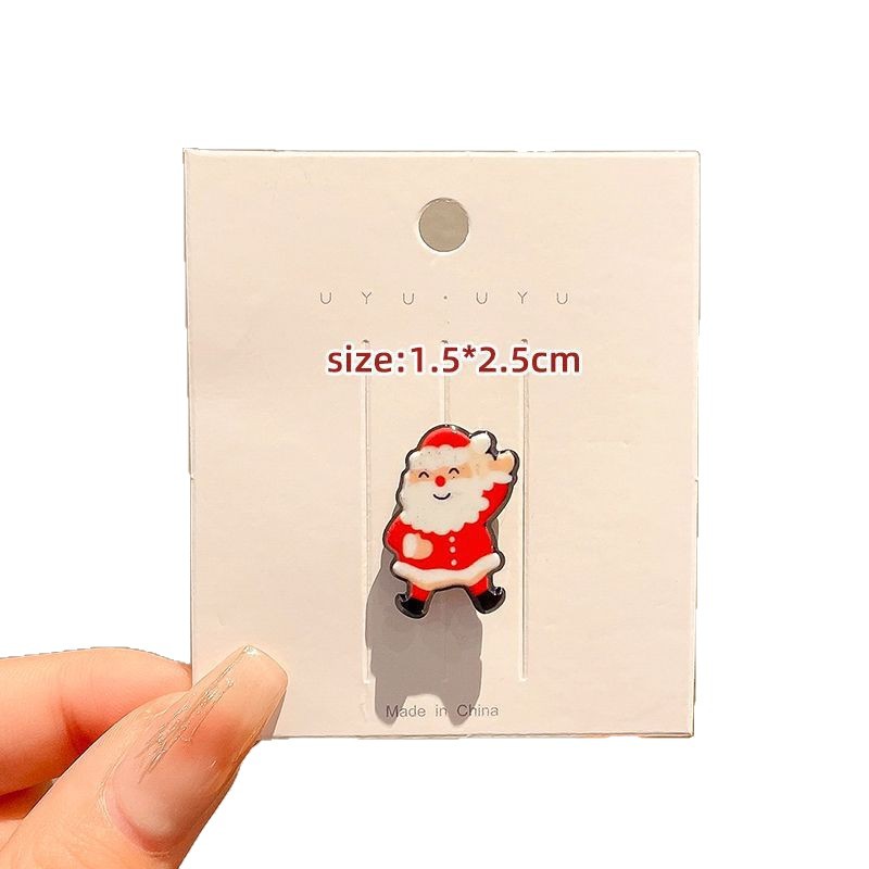 Navidad broche de dibujos animados femininidad flor de pecho accesorios de ropa regalo de Año Nuevo broche insignia joyas al por mayor