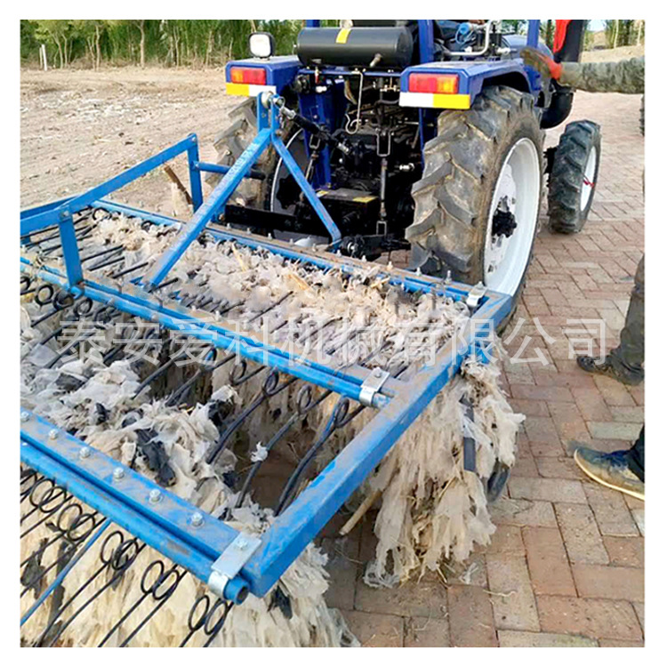 2021新款拖拉机带搂膜机农用搂草机残膜回收液压地膜搂拾机农田用