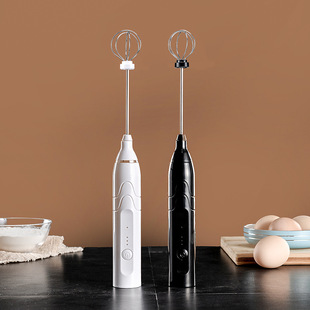 Electric Egg Beater Handheld Household Mini Blender Wireless Kitchen Milk Beater Milk Breaker Cream Foamer