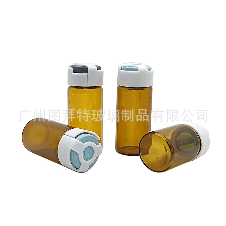 Коричневые флаконы 3 мл 5 мл 10 мл сток раствор маленькие бутылки тянуть трубки бутылки штык стеклянные бутылки ампула упаковка