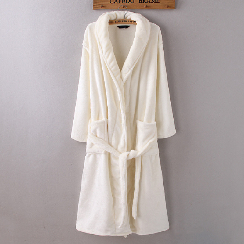 여성용 흰색 잠옷 [두꺼워]